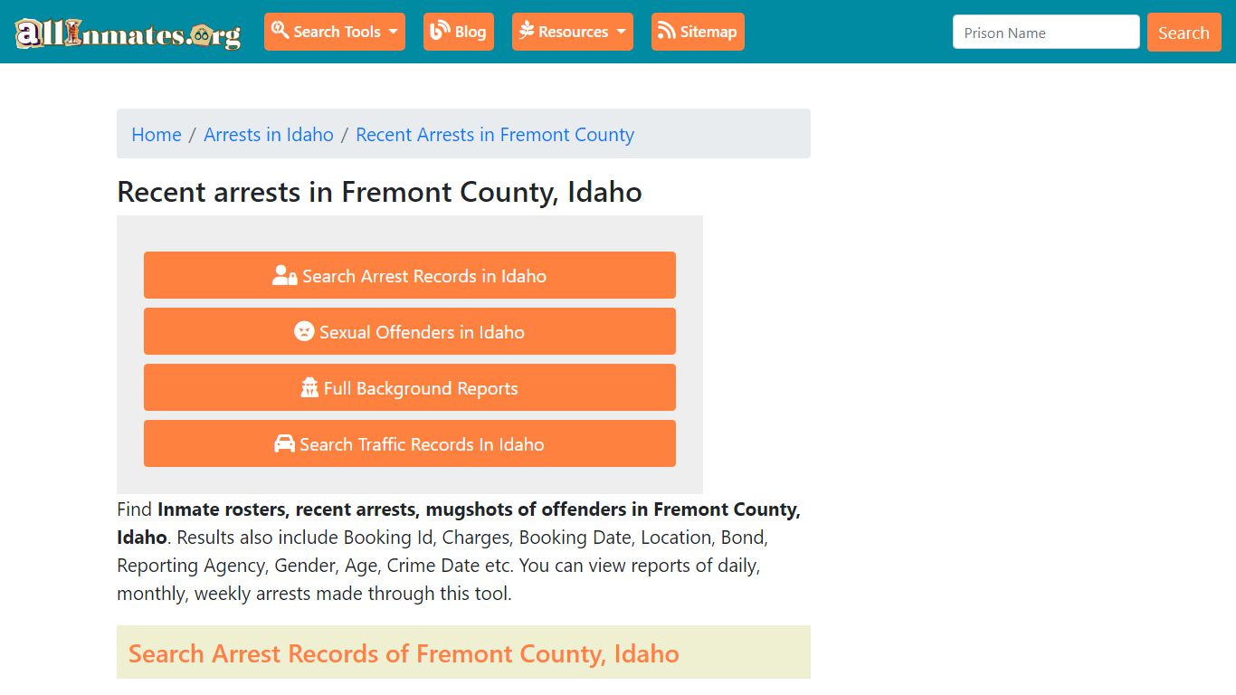 Recent arrests in Fremont County, Idaho | Mugshots, Rosters, Inmates ...